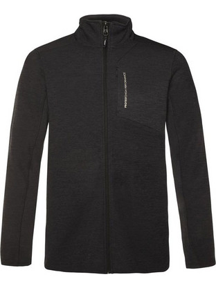 Protest Ανδρική Ζακέτα Fleece με Φερμουάρ Μαύρη 3710622-290