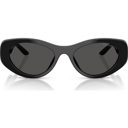 Prada PRD23SU 16K08Z Γυναικεία Γυαλιά Ηλίου Cat Eye Κοκάλινα Μαύρα με Μαύρο Φακό
