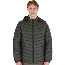 Rebase Ανδρικό Μπουφάν Χειμωνιάτικο Puffer Χακί 262RJK-2084