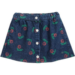 Bobo Choses Παιδική Φούστα Τζιν Floral Navy Μπλε B226AC079