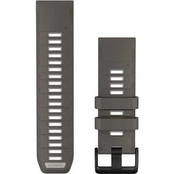 Garmin QuickFit 26 Λουράκι Σιλικόνης Black / Pebble Gray / Silver (Garmin Watch)
