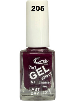 Catrin Beaute Gel Effect 205 Gloss Βερνίκι Νυχιών Quick Dry 13ml