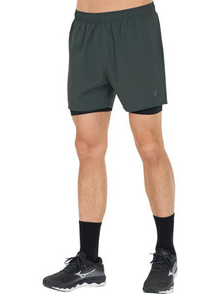 VIRTUS Zayne V2 Αθλητικό Ανδρικό Σορτς Running Ανθρακί EV261838-3278