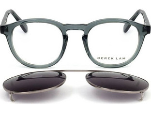 Derek Lam DL277 GRNSM Ανδρικός Σκελετός Γυαλιών Οράσεως με Clip-On Κοκάλινος Μπλε