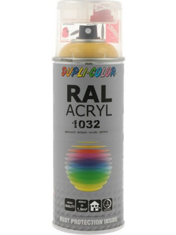 Dupli-Color Acryl RAL 1032 Σπρέι Βαφής Κίτρινο 400ml