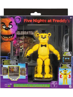 Jazwares Marvel X-Men Five Nights at Freddy's - Golden Freddy with Office Φιγούρα Δράσης για 3+ Ετών 13cm
