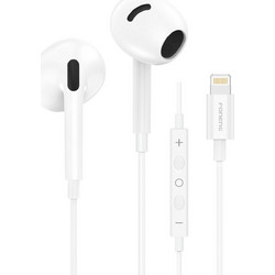 Foneng T66 Handsfree Earbud Lightning White