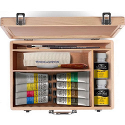 Winsor & Newton Galeria Acrylic Σετ Ζωγραφικής με Βαλιτσάκι 15τμχ
