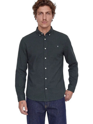 Jack & Jones Ανδρικό Πουκάμισο Βαμβακερό Μακρυμάνικο Κανονική Γραμμή Κυπαρισσί 12284463