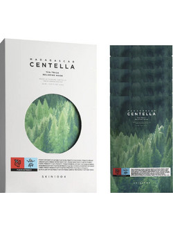 Skin1004 Madagascar Centella Tea-Trica Relaxing Sheet Μάσκα Προσώπου για Καταπράυνση 5x24ml