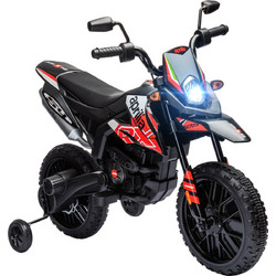 Aprilia Ηλεκτροκίνητο Παιδικό Μηχανάκι 12V Μαύρο 370-369V90RD