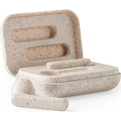 BURAK Ακουστικά Bluetooth Earbud Beige