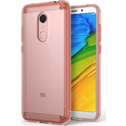 Ringke (Fusion) Θήκη Xiaomi Redmi 5 Plus με TPU Bumper - Rose Gold/Clear (13002)