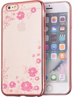 Θήκη iphone 6 / 6s Σιλικόνης Bloomy Flower - 4260 - Ροζ - ΟΕΜ