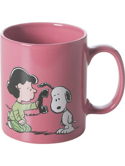 Κούπα κεραμική ροζ 300 ml Snoopy