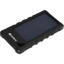 Sandberg 420-35 Ηλιακό Power Bank 16000mAh με 2 Θύρες USB-A & Θύρα USB-C Black