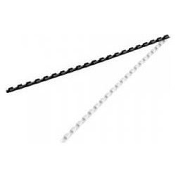 Σπιράλ Πλαστικό Black Red 12mm - Μαύρο - 100τμχ Σ12-01