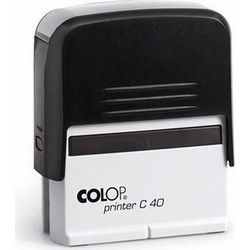 Σφραγίδα Colop Printer C40 (59x23mm) - Μαύρη COLOP 40