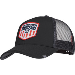 Pentagon Ανδρικό Καπέλο Jockey με Δίχτυ Snapback Υφασμάτινο Μαύρο K13048-US01