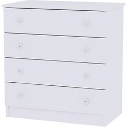 Συρταριέρα Lorelli Dresser New White 10170070024A