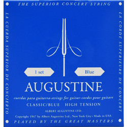 Augustine Classic Blue Σετ 6 Χορδές Κλασικής Κιθάρας Nylon 28-45" Hard Tension