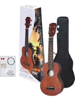 Gewa Almeria Soprano Brown Satin Player Pack