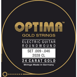 Optima 2028CL Σετ 6 Χορδές Ηλεκτρικής Κιθάρας 9-46" Custom Light Tension