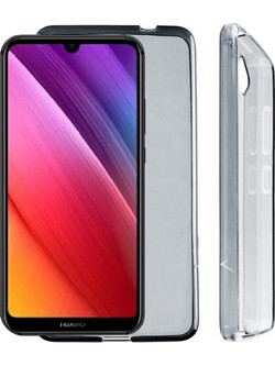 Volte-Tel SlimColor TPU Θήκη Honor 8A Διαφανή Γκρι
