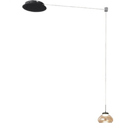 Fabas Luce Arabella Κρεμαστό Φωτιστικό Οροφής Μονόφωτο LED με Θερμό Λευκό Φως Χρυσό 3547-41-125