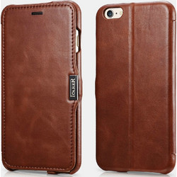 iCarer Vintage Series Side-Open Δερμάτινη Θήκη iPhone 6 Plus / 6S Plus - Brown (RIP6003-BN)