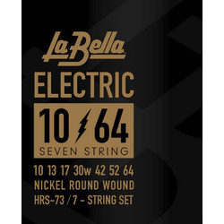 La Bella HRS-73 Σετ 7 Χορδές Ηλεκτρικής Κιθάρας Nickel Plated Steel 10-64" Light Tension