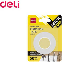 DELI ΤΑΙΝΙΑ ΔΙΠΛΗΣ ΟΨΗΣ ΑΦΡΩΔΗΣ 25,4mm x 1,5m BBL