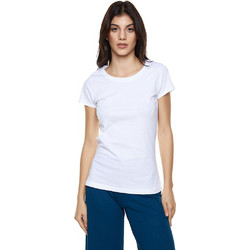 Bodymove Γυναικείο Αθλητικό T-Shirt Λευκό 814-1