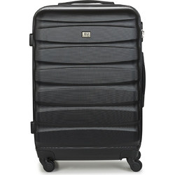 David Jones Chauvettini Βαλίτσα Μεσαία 65x44x26cm με 4 Ρόδες Μαύρη