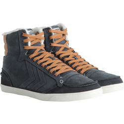 Hummel Slim Stadil Moc Toe Ανδρικά Sneakers Μποτάκια Μαύρα 63456-8540