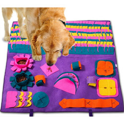 PATIO PLUS - Χαλάκι για σκύλο 90x90cm Ειδικό για την εκπαίδευση της όσφρησης του σκύλου, Κρύψτε λιχουδιές και θα παίζει για ώρες Μπαίνει στο πλυντήριο (B07V8GDZRG)