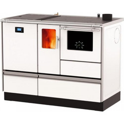 Alfa Plam Alfa Term 20 White Σόμπα Pellet Καλοριφέρ με Φούρνο 20kW