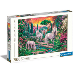 Puzzle Clementoni Garden Unicorns 2000 Κομμάτια