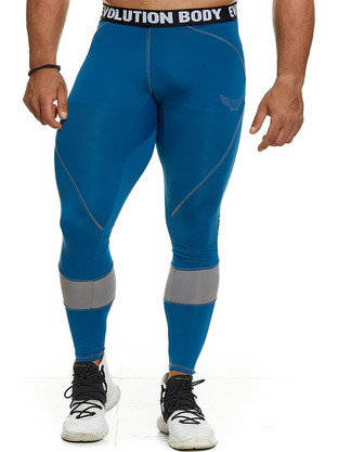 Evolution Body Ανδρικό Κολάν Μακρύ Μπλε 2392