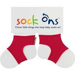 Sock Ons - Για να μην βγάζει τις κάλτσες του 0-6m Κόκκινο SOS-RED