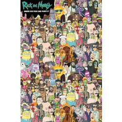 POSTER RICK AND MORTY WHERE ARE (61X91.5CM)