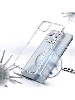 Forcell AntiBacterial case for SAMSUNG A41 Transparent