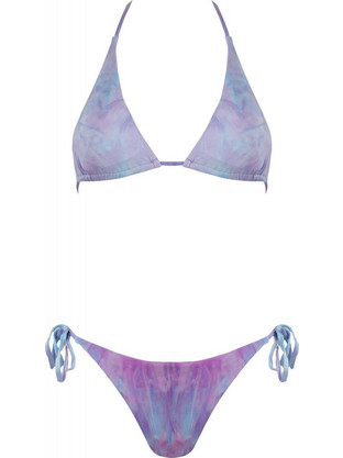 Gsecret Bikini Set Τριγωνάκι με Ενίσχυση Brazil Μωβ 834-13210
