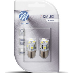 M-tech P21/5W Premium LED 12V 1,2W 2τμχ