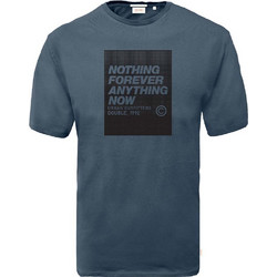 Graphic Print T-Shirt DOUBLE TS-165N Navy