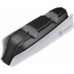 Snakebyte Twin Charge 5 White Βάσεις Φόρτισης Χειριστηρίων για PS5