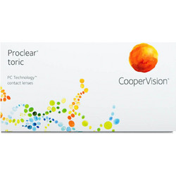 Cooper Vision Proclear Biocompatibles Toric Μηνιαίοι Φακοί Επαφής Αστιγματικοί Βιομιμητικοί 3τμχ