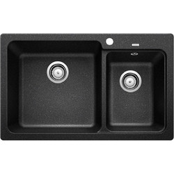 Blanco Naya 8 Ένθετος Νεροχύτης Γρανίτη Anthracite 81.5x50cm