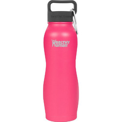 Healthy Human Curve Water Bottle Hawaiian Pink 620ml