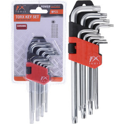 Σετ κλειδιά Torx με τρύπα 9 τεμάχια C22290430 FX Tools